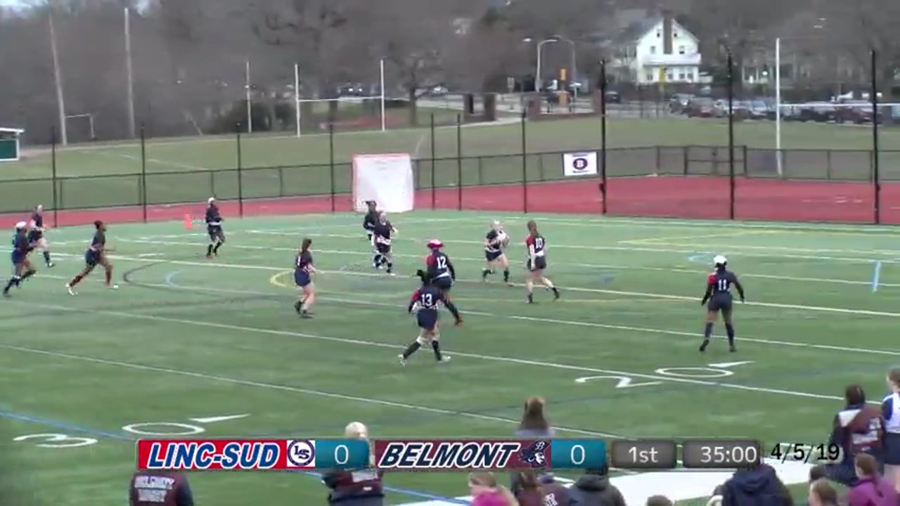 BHS Varsity Girls Rugby: Belmont Marauders vs Lincoln-Sudbury Warriors 04/05/19