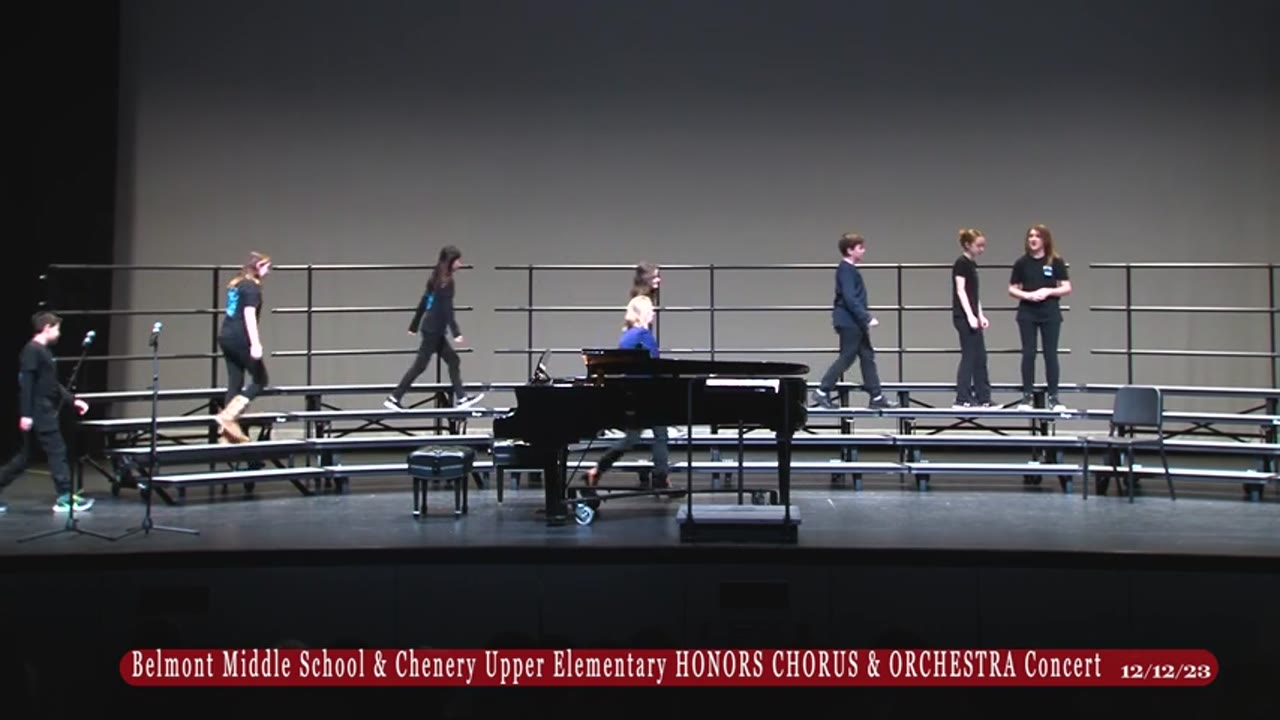 Belmont Middle School and Chenery Upper Elementary Concert 12/12/23