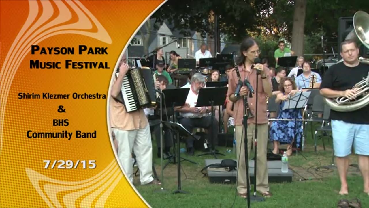 Payson Park Music Festival: Shirim Klezmer Orchestra 07/29/15