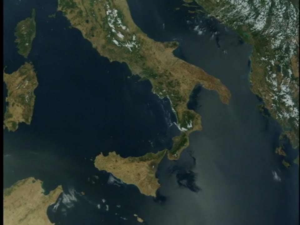 Viewing Mt. Etna, Sicily Using Landsat-7 and MODIS