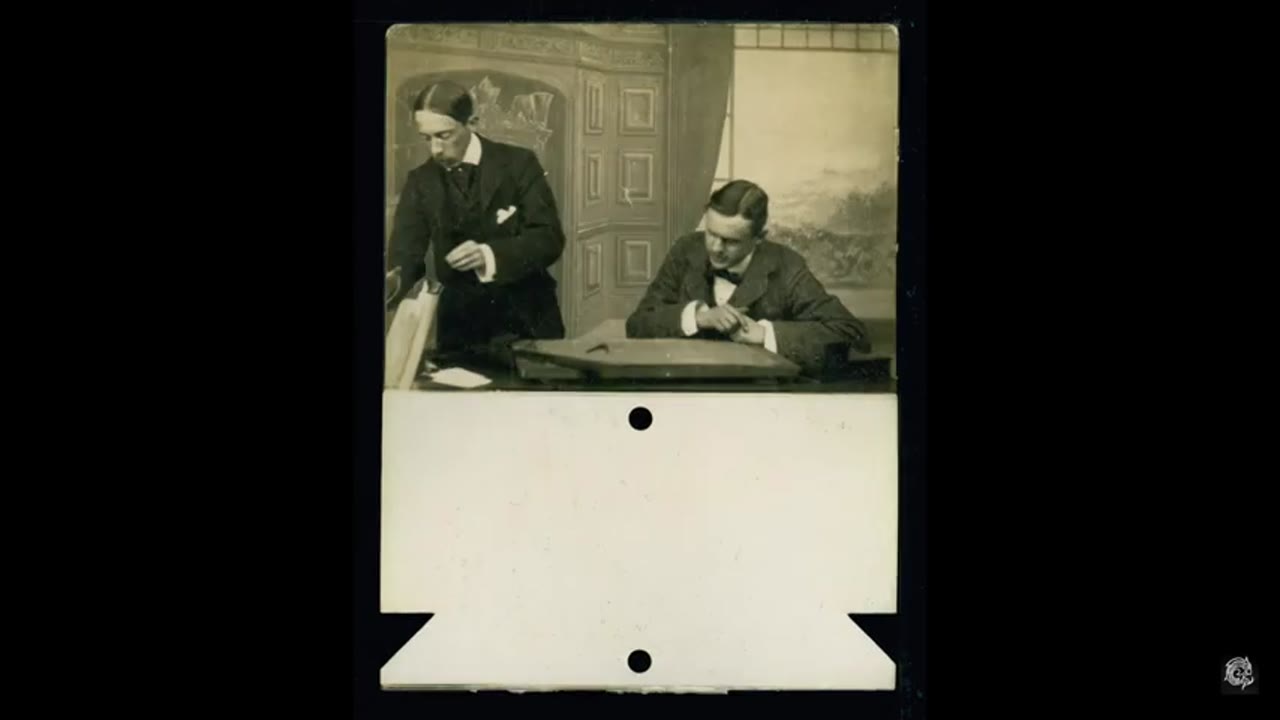 Santos Dumont Explaining His Air Ship To The Hon. C. S. Rolls