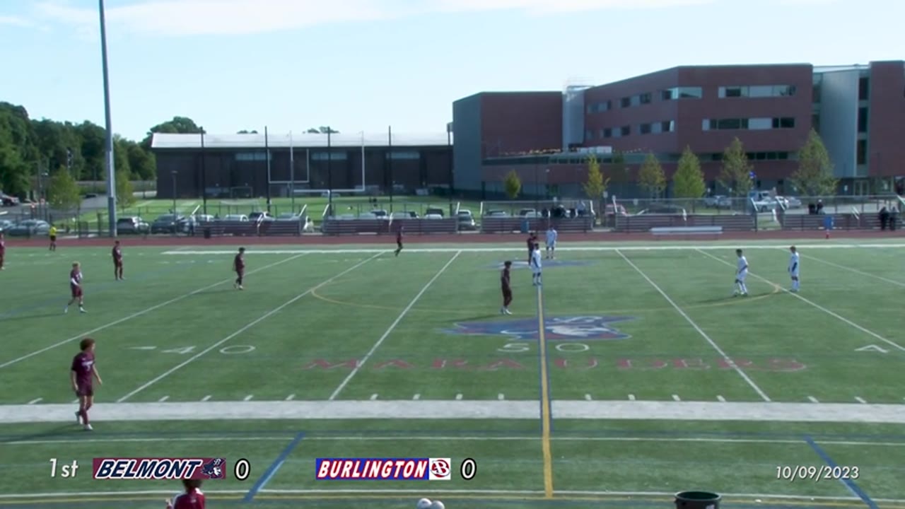 Belmont HS Boys Varsity Soccer: Marauders vs Burlington Red Devils 10/09/23
