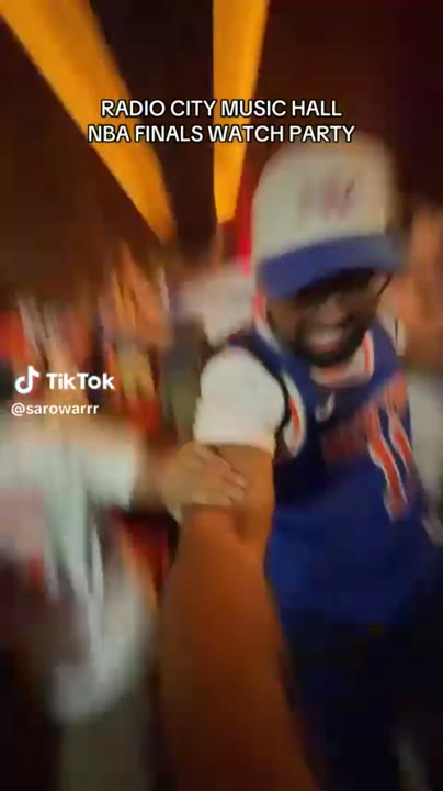NBA FINAL WATCH PARTY IN RADIO CITY