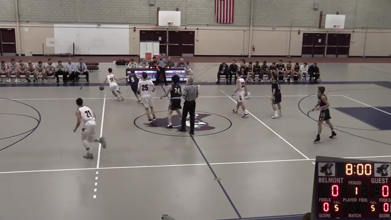 BHS Varsity Boys Basketball: Marauders vs Lexington 12/13/19