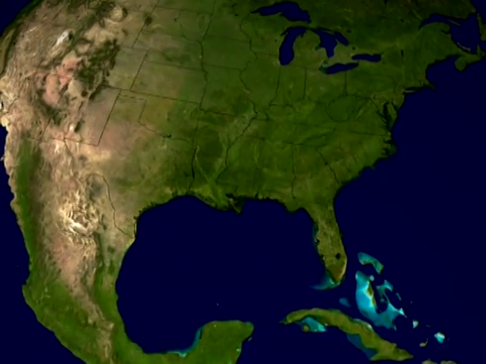 Hurricane Katrina Progression