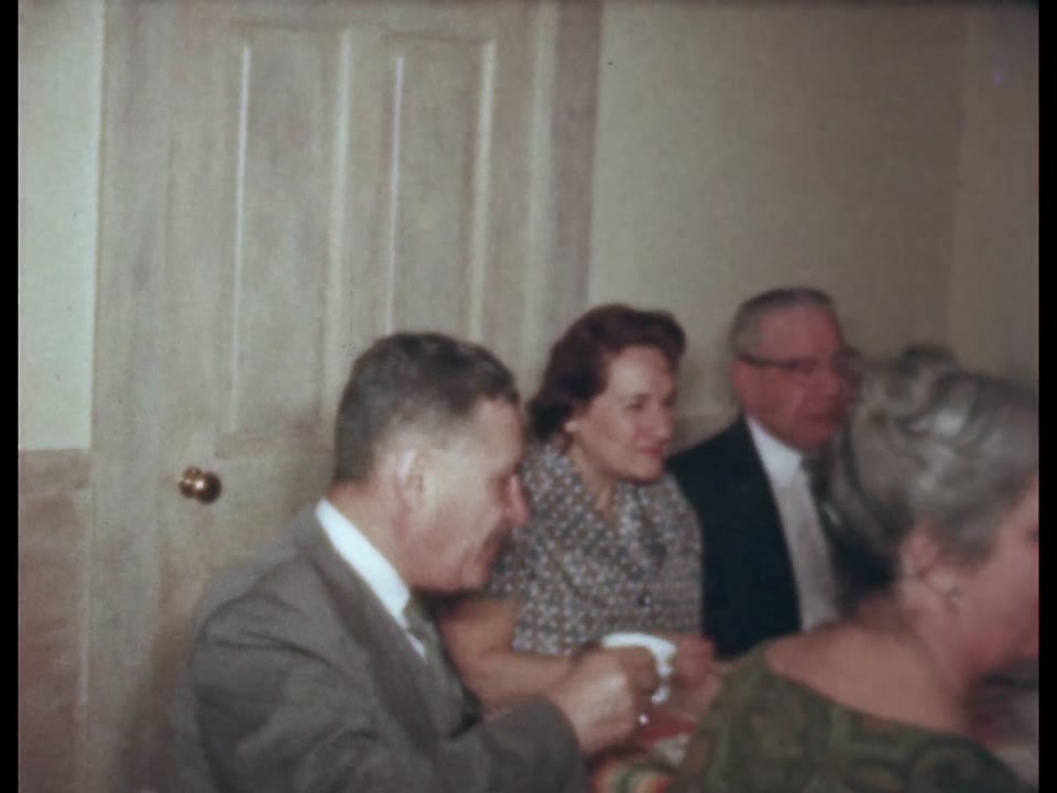 Home movie: 098150: 1950s Brandeis University graduation and train wreck