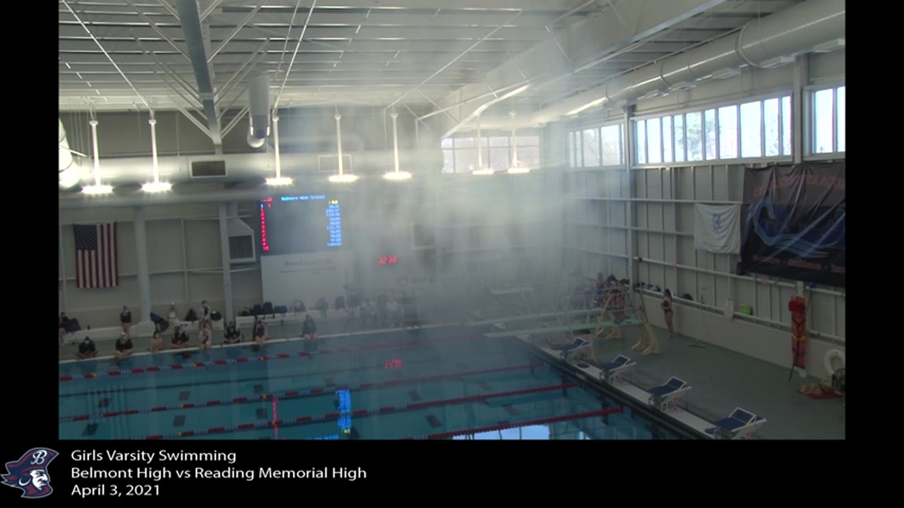 BHS Varsity Girls Swim: Marauders vs Reading 04/03/21