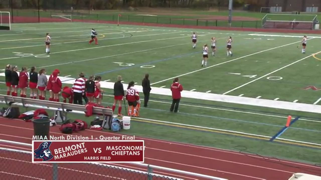 BHS Sports TV Presents: Varsity Girls Field Hockey - Marauders vs Masconomet Chieftains 2ND HALF 11/07/15