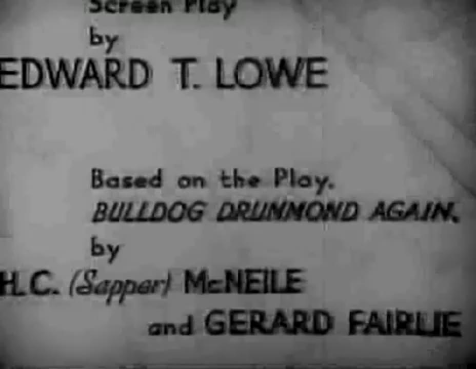 Bulldog Drummond Escapes (1937)