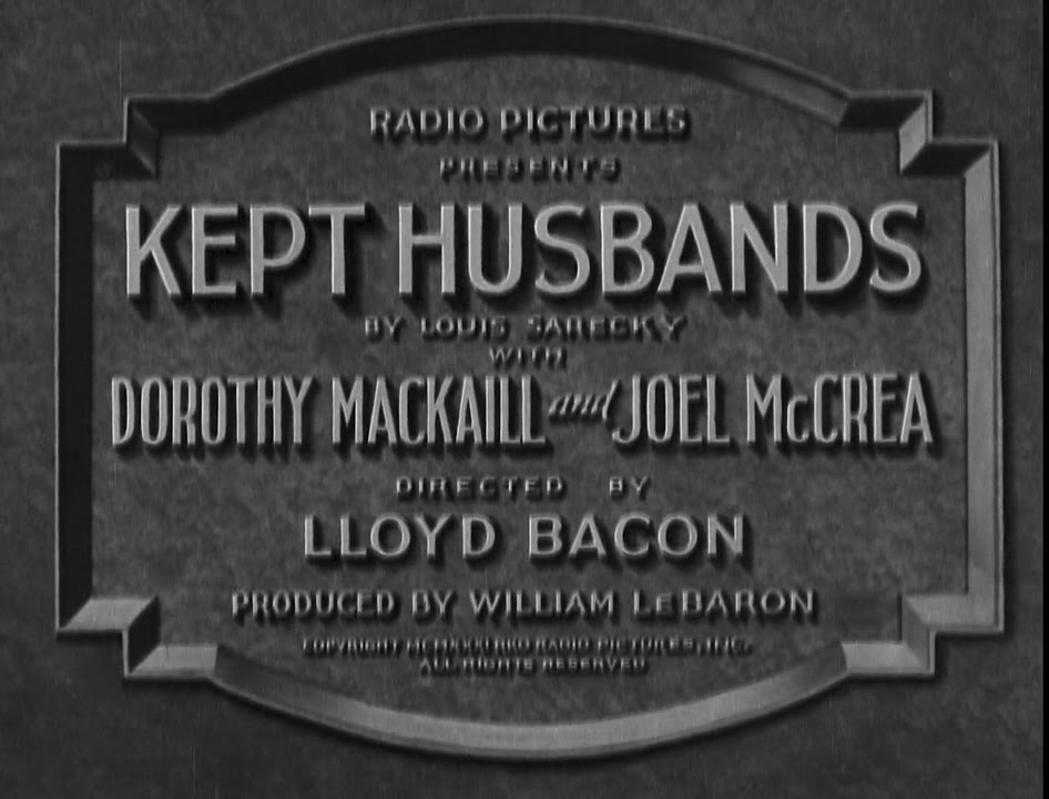 Kept Husbands (1931)