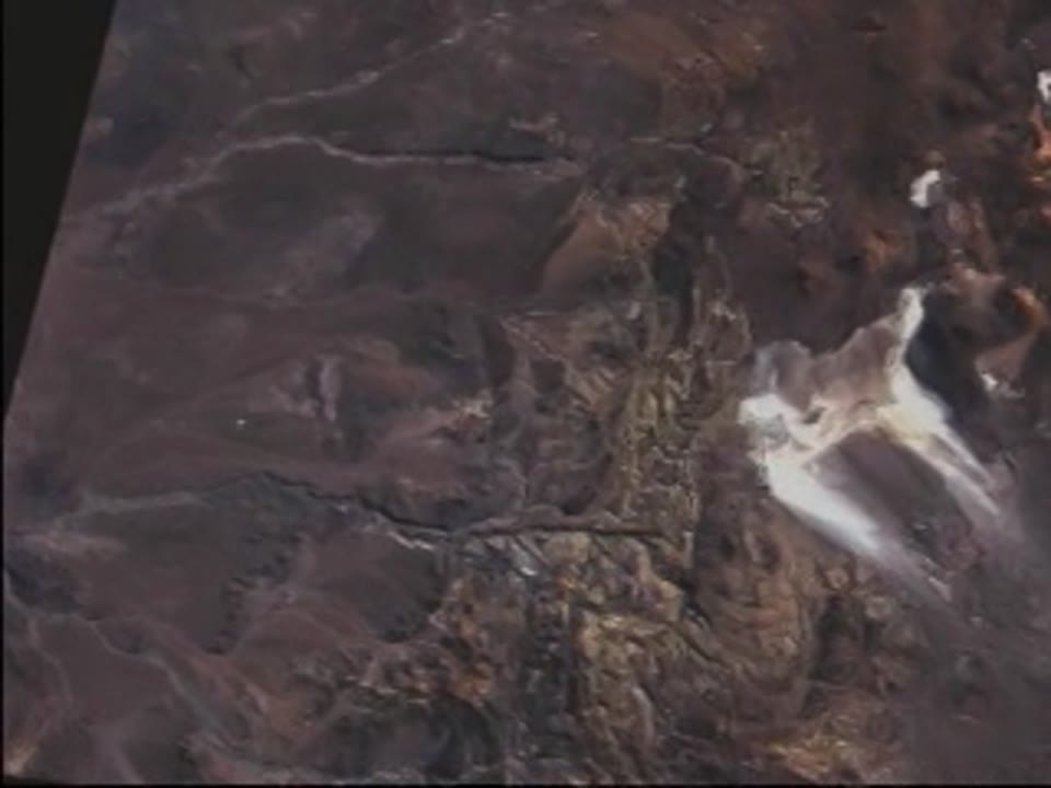 Landsat 7 Fly Over of Chile
