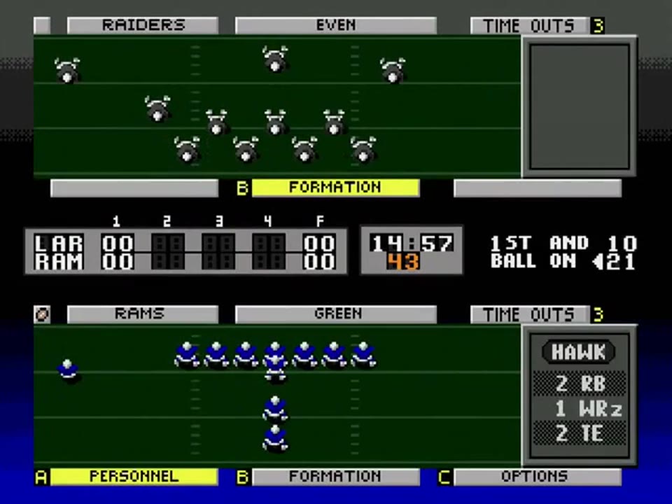 NFL Sports Talk Football '93 Starring Joe Montana: Los Angeles Raiders vs. Los Angeles Rams (Going Buoy! - Season 22, Ep