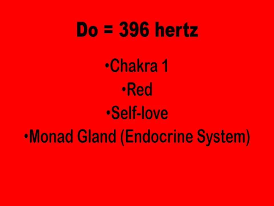 God's Do Re Mi At A = 396 Hertz