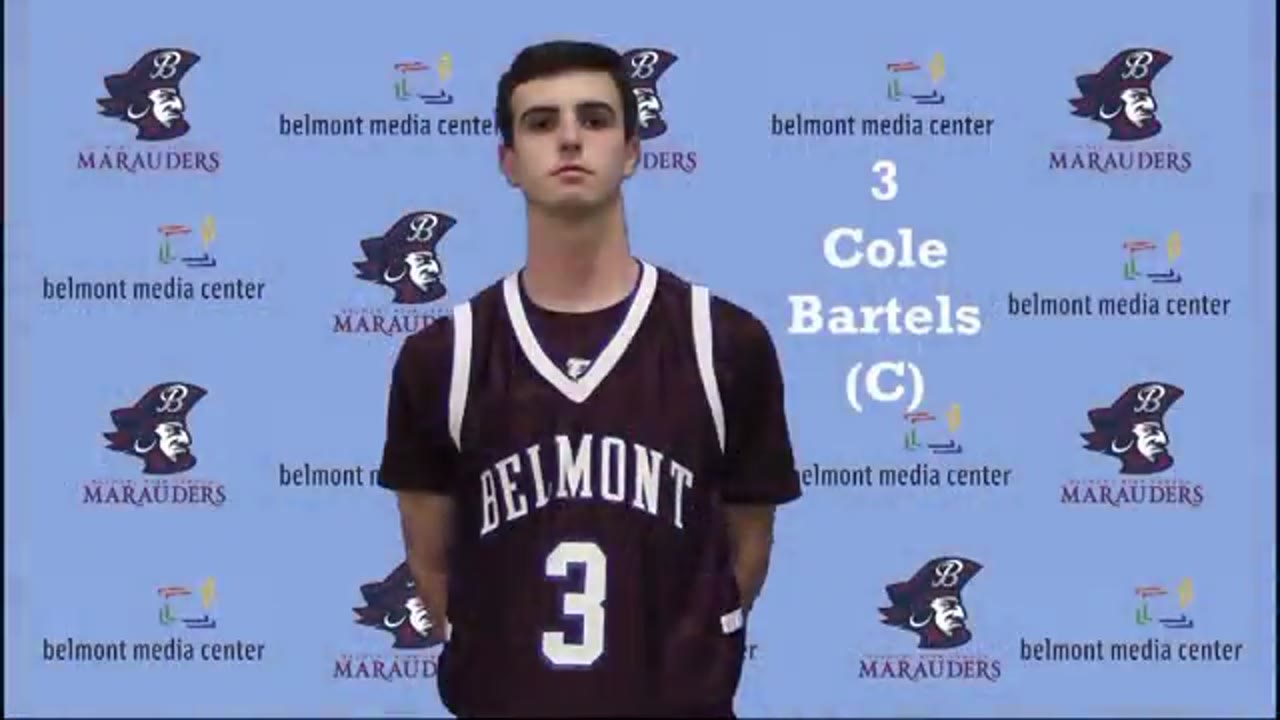 BHS Sports TV Presents: Varsity Boys Basketball- Belmont Marauders vs Burlington 01/19/16