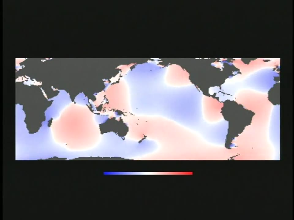 TOPEX/Poseidon Flat Earth Tide Height Model