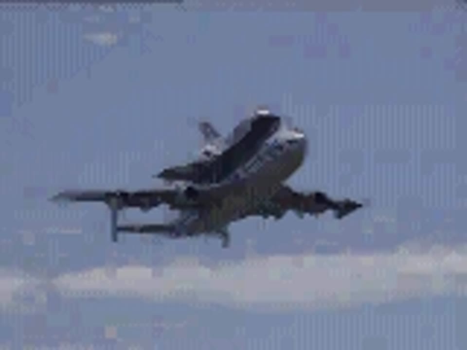 Shuttle Transported to Cape