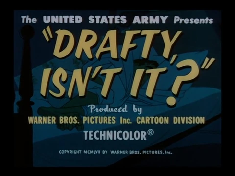 Drafty, Isn't It (1957)