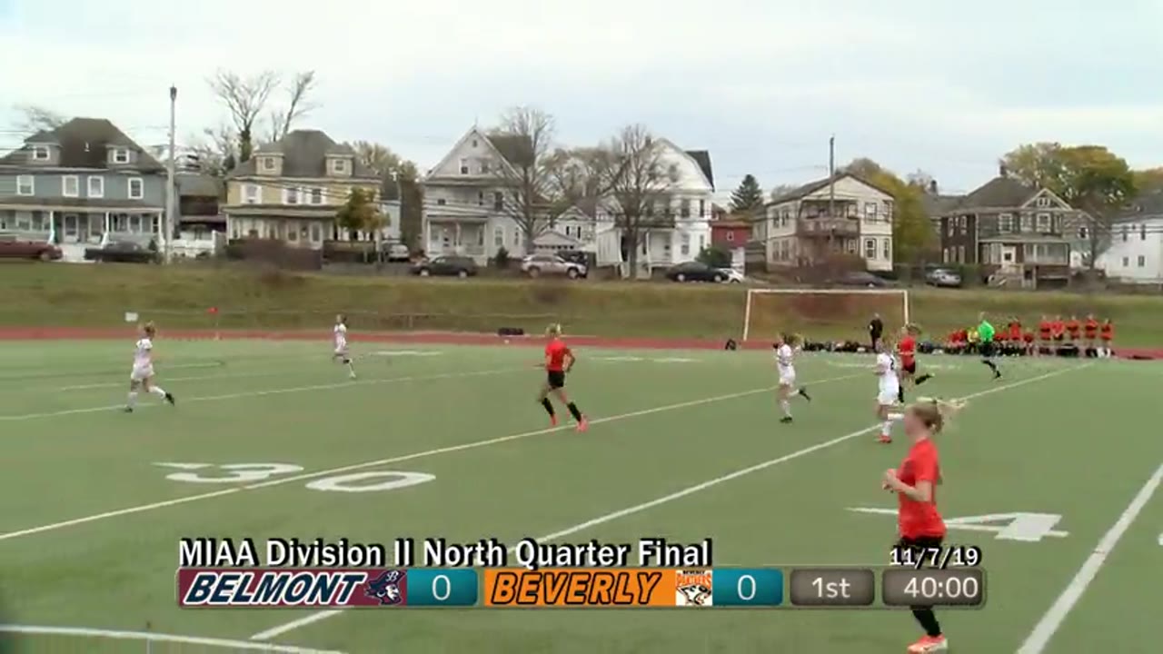 BHS Varsity Girls Soccer: Marauders vs Beverly 11/07/19