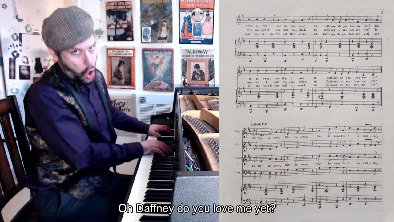 Daffney Do You Love Me (1875) by Sam Lucas & Henry Hart