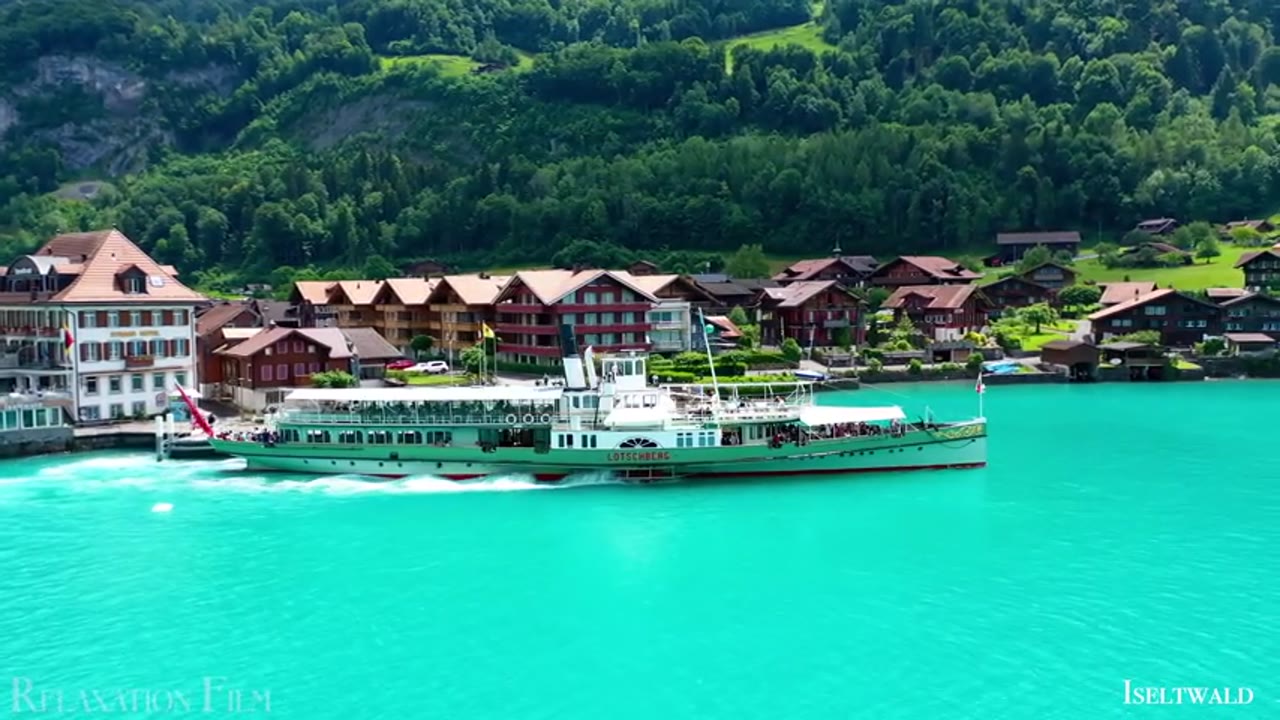 SWITZERLAND 4 K • Relaxation Film With Beautiful Piano Music • Relaxation Film 4 K Ultra HD