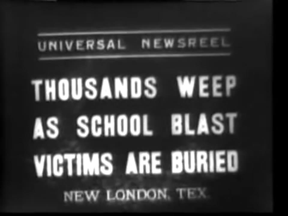 Thousands Weep As School Blast Victims Are Buried, 1937/03/20