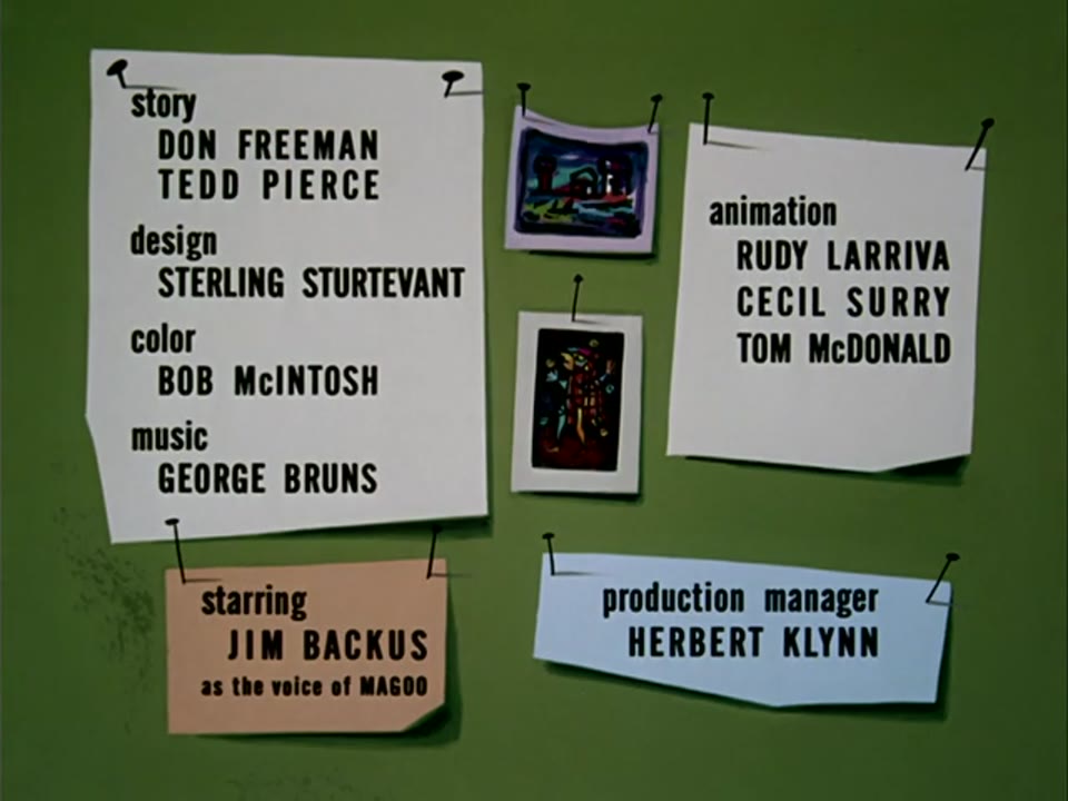 Magoo's Masterpiece (1953)