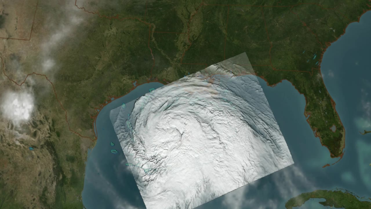 Hurricane Ike Attacks the Gulf Coast on September 12, 2008