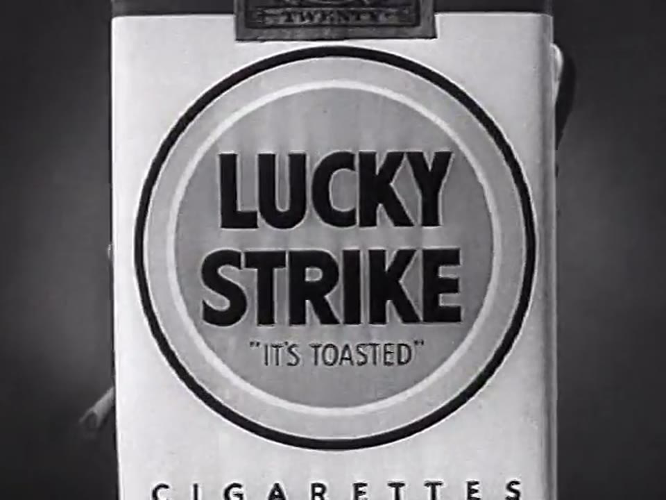 Lucky Strike Cigarette Commercial: Marching Cigarettes