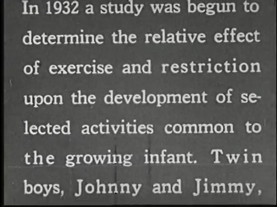 Growth study of Johnny and Jimmy