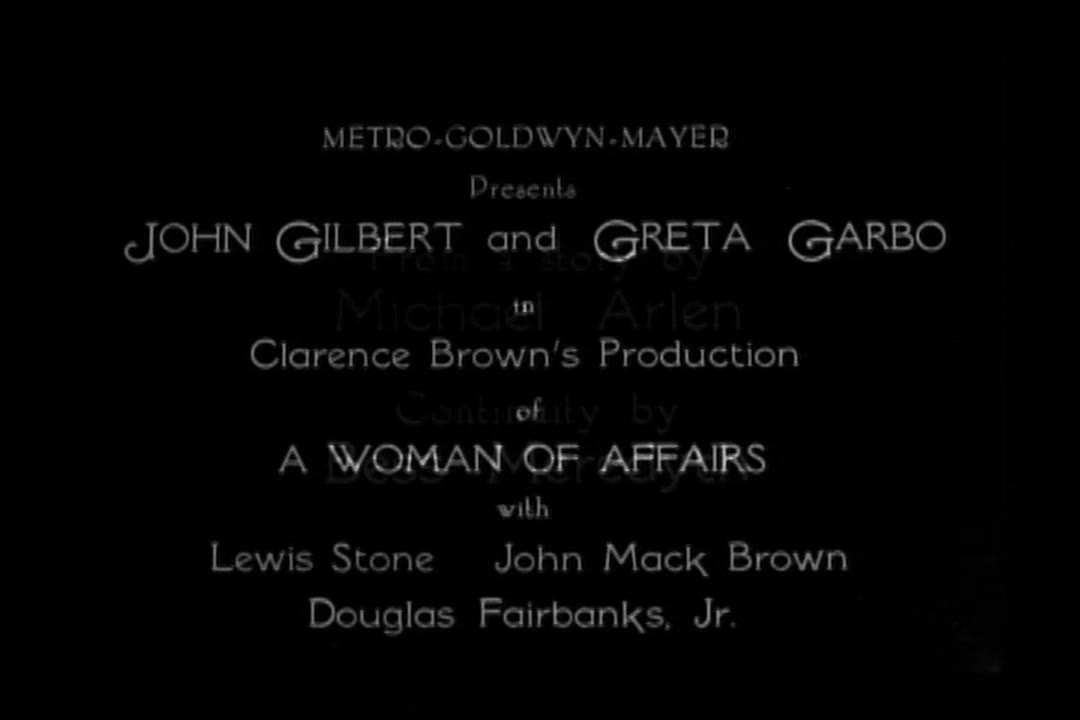 A Woman Of Affairs (1928)