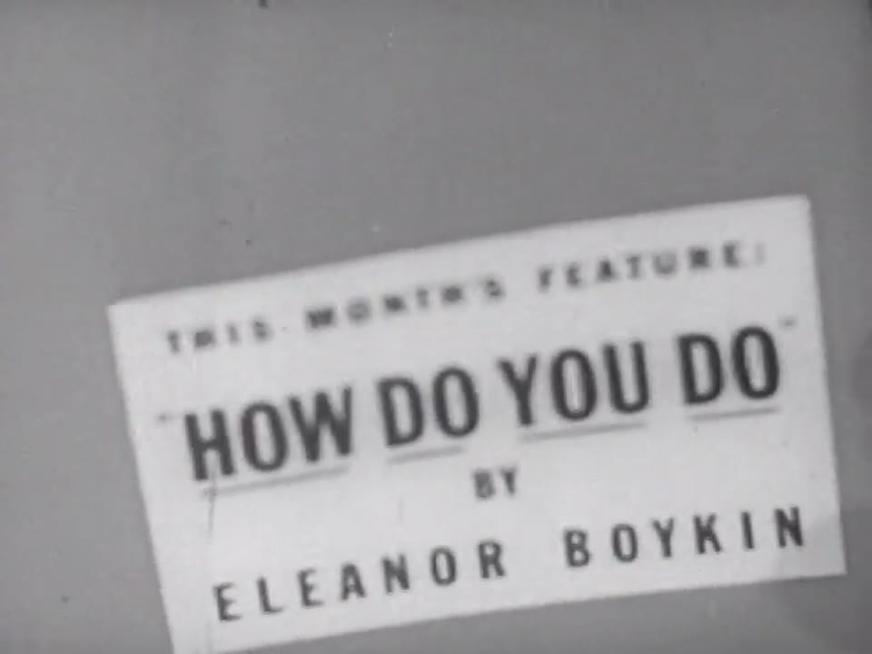 How Do You Do?