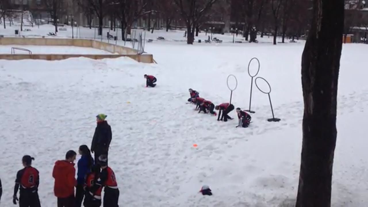 Juego de Quidditch en la Universidad McGill