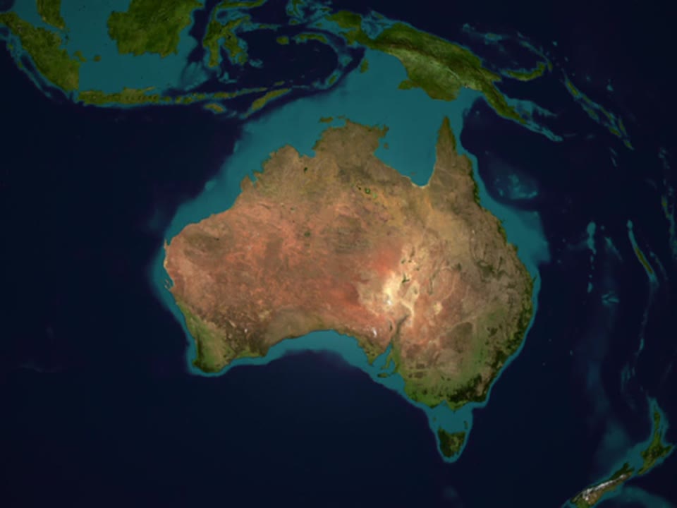 MODIS Sea Surface Temperature around the Australian Continent