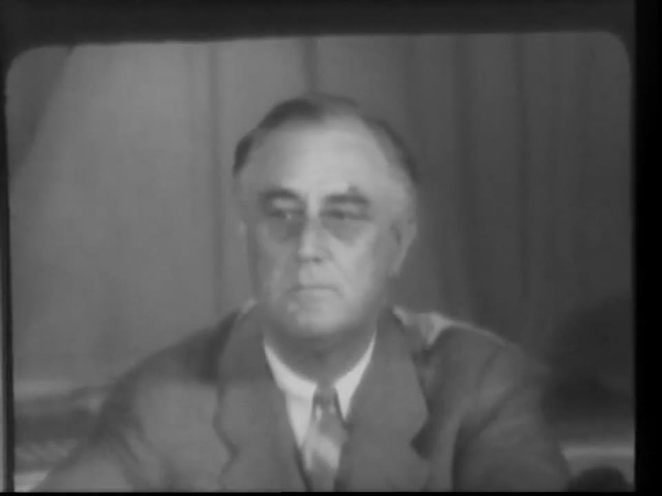 F.D.R. Warns of Fifth Column, 1940/05/27