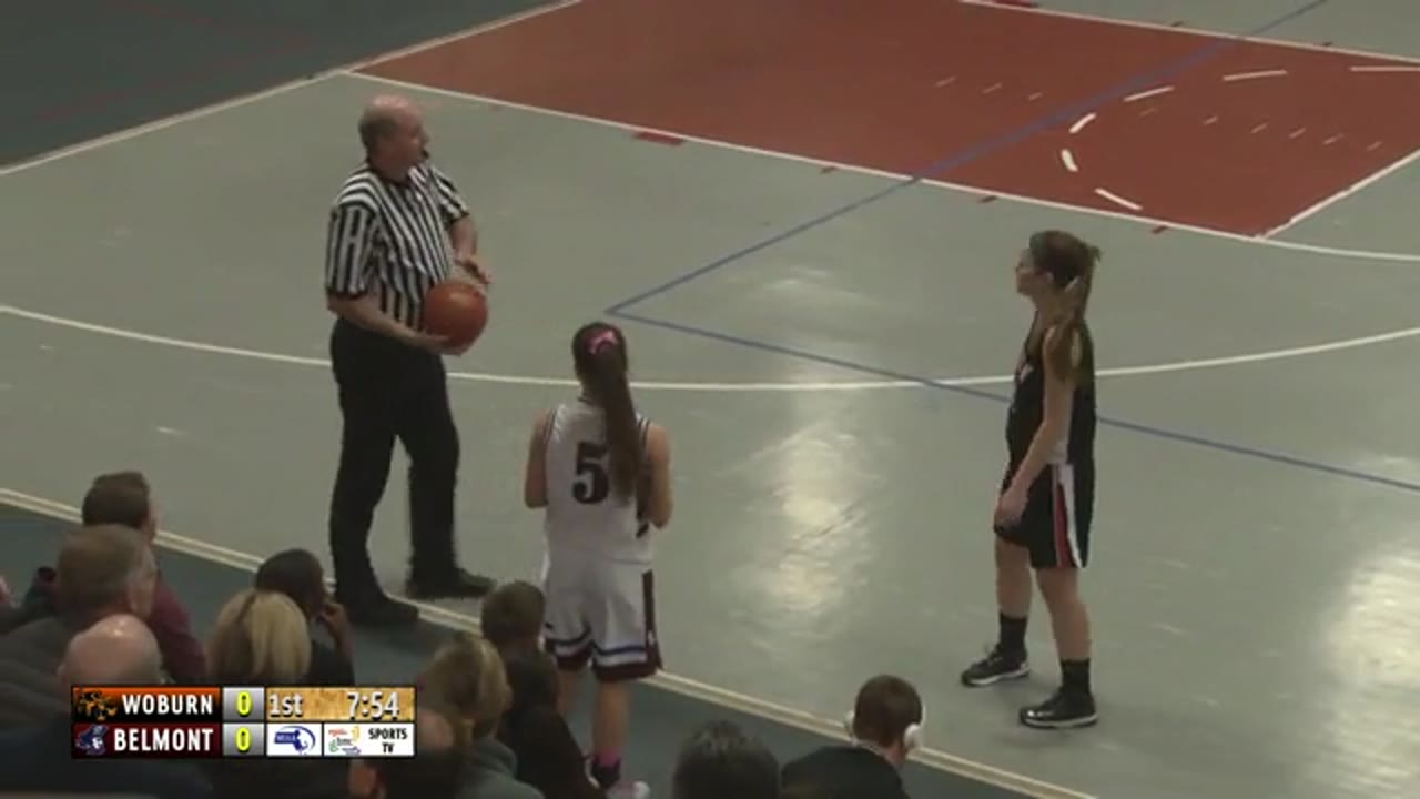 BHS Sports TV Presents: Varsity Girls Basketball - Belmont Marauders vs Woburn Tanners 02/06/15
