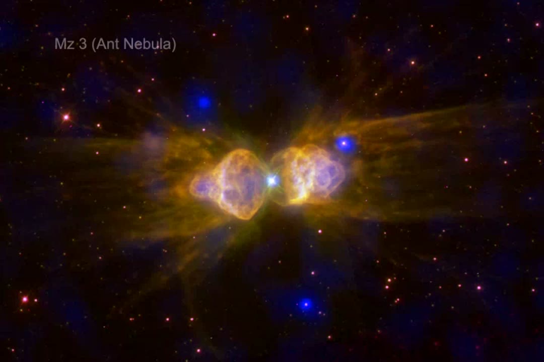 Mz 3, BD+30-3639, Hen 3-1475, and NGC 7027 Animations