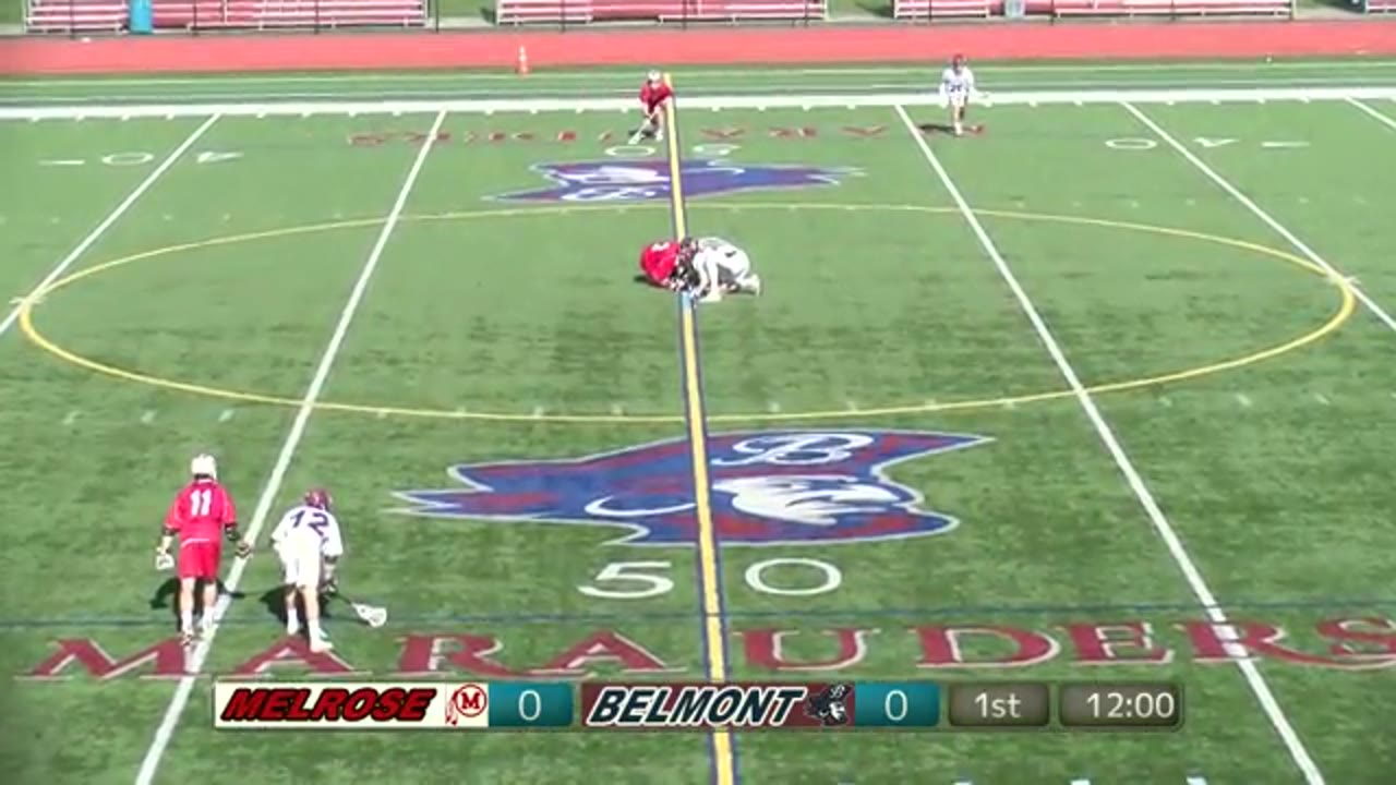 BHS Varsity Boys Lacrosse vs Melrose 05/01/18