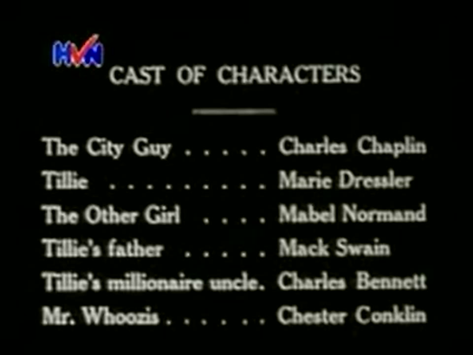 Charlie Chaplin's "Tillies Punctured Romance"