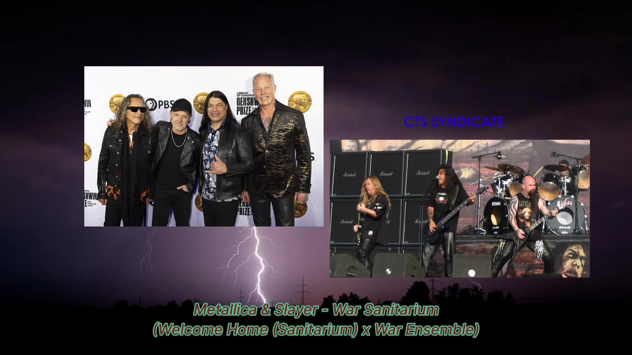 Metallica and Slayer - War Sanitarium (Mashup)
