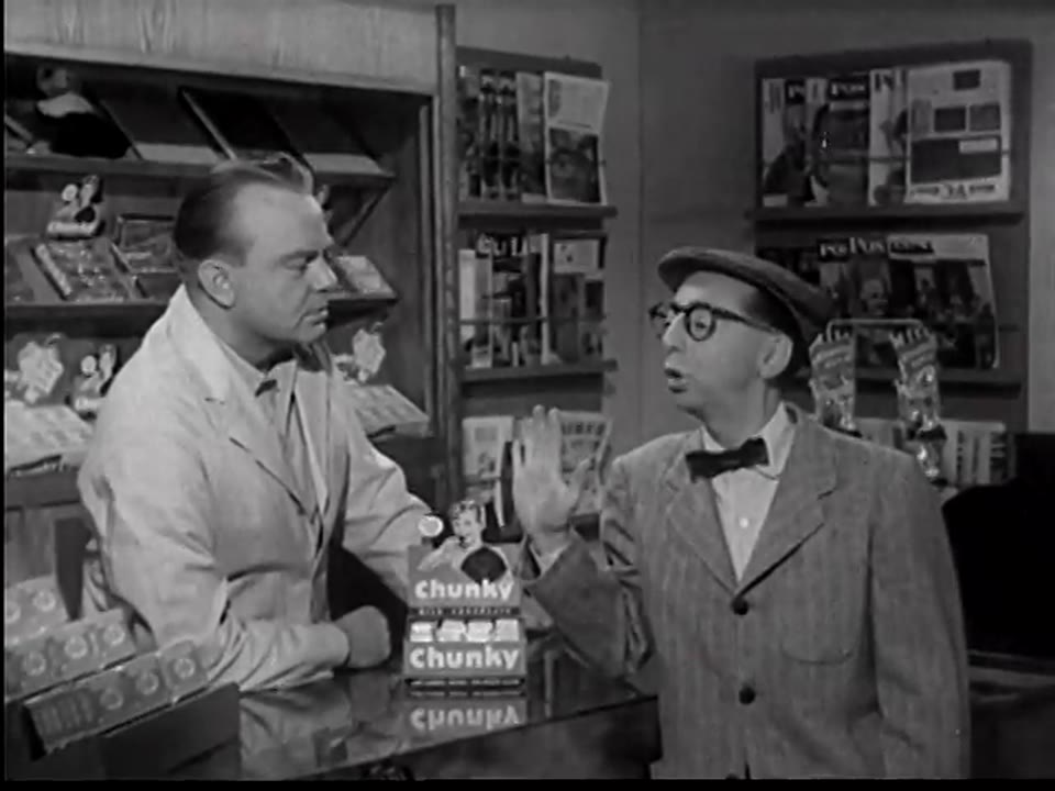 [Chunky Television Commercials with Arnold Stang]