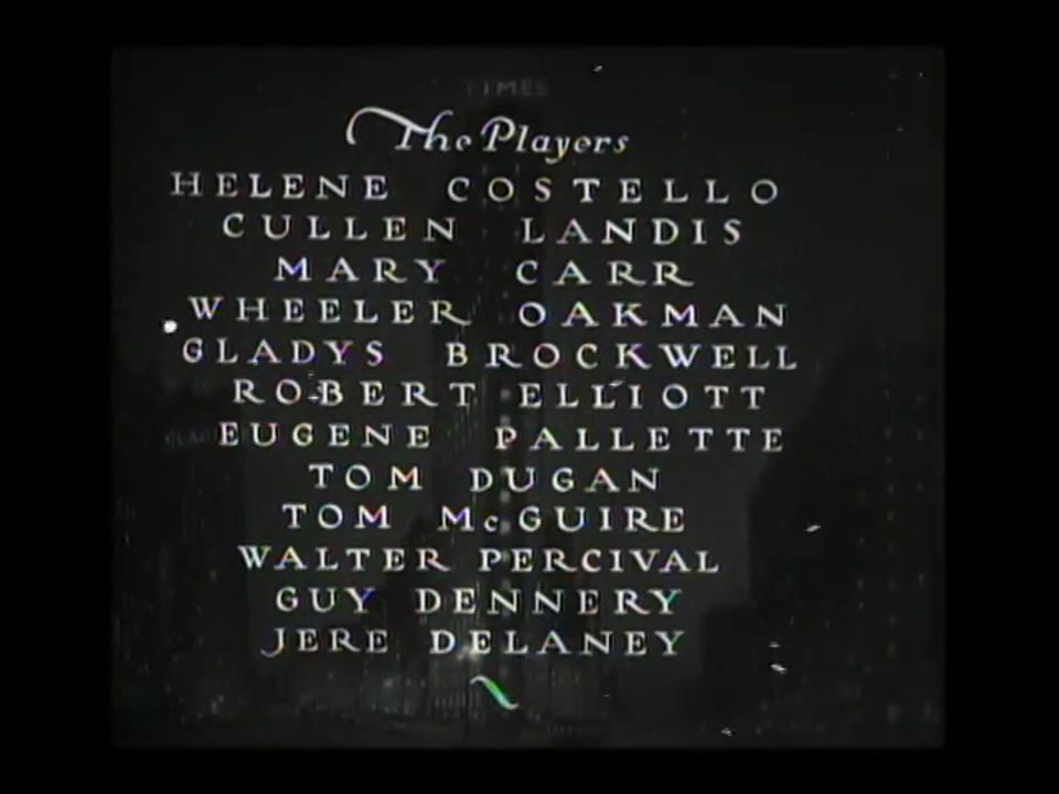 Lights Of New York (1928) DVD MKV