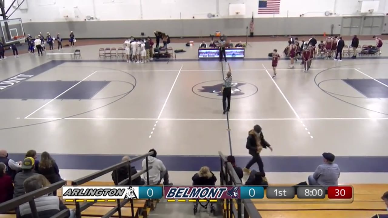 BHS Varsity Boys Basketball: Marauders vs Arlington 12/22/21