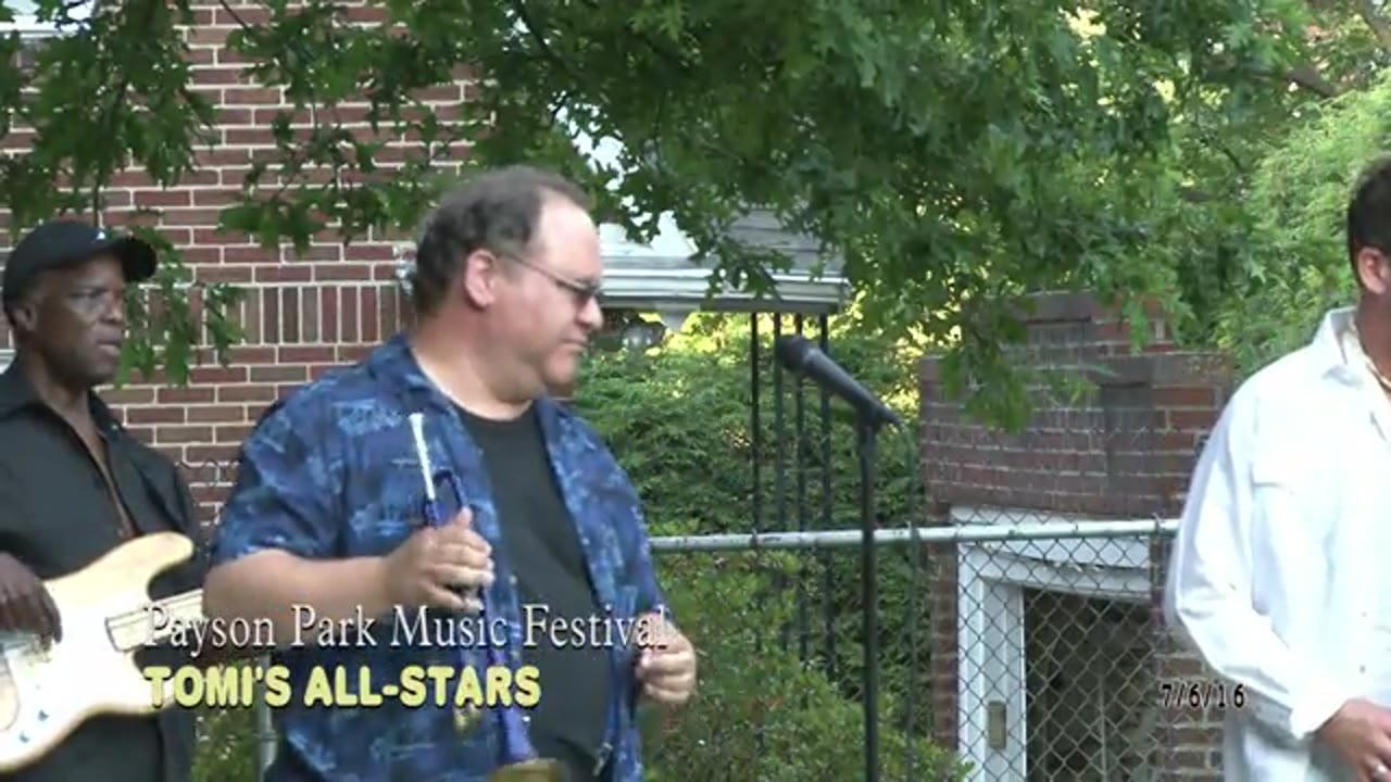 Payson Park Music Festival: Tomi's All-Stars featuring James Brown Jr. 07/06/16