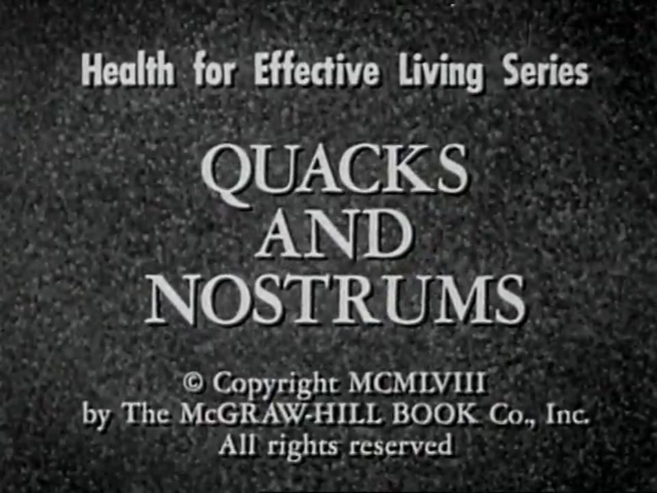 Quacks and Nostrums