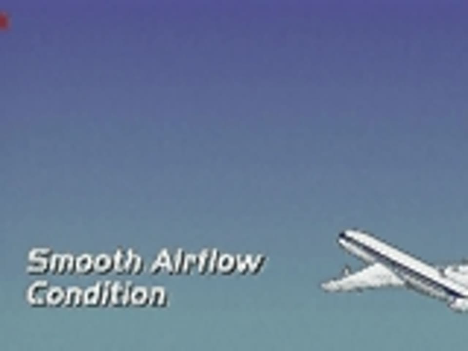 Lockheed Electra - animation showing air turbulence detection