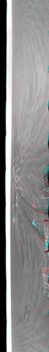 Looking Back at 'Eagle Crater'(3-D)