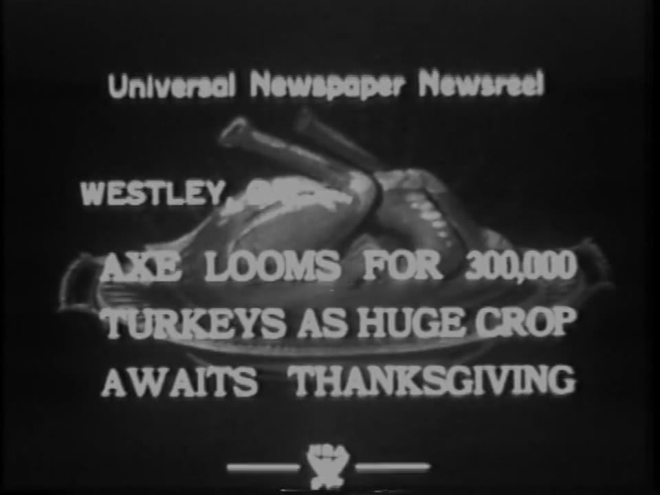 Axe for Turkeys, 1933/10/25