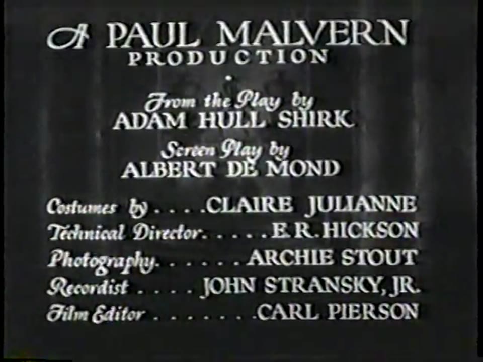 House Of Mystery 1934