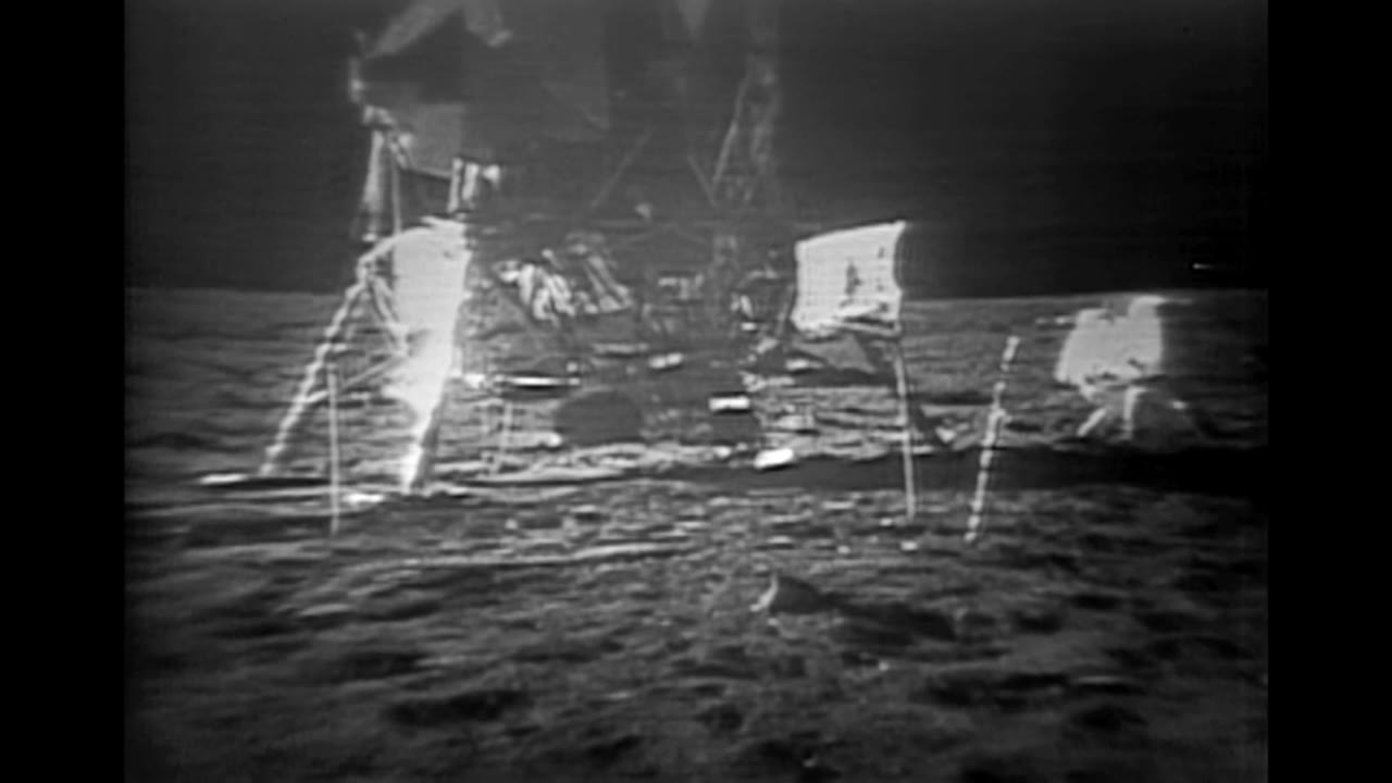 Partially Restored Video: Buzz Aldrin Entering the LM after an EVA