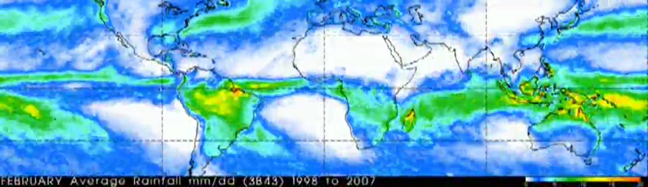 Seasonal Swings in Tropical Rainfall: Image of the Day